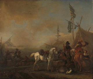 A military camp - Philips Wouwerman — artwork view