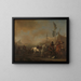 A military camp - Philips Wouwerman — framed artwork on a wall