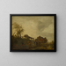 A raid on travelers - Philips Wouwerman — framed artwork on a wall