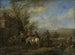 Armed Cavaliers in front of an Inn - Philips Wouwerman — artwork view