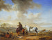 By the riverbank - Philips Wouwerman — artwork view