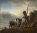 Landscape with Pack Mules - Philips Wouwerman — artwork view