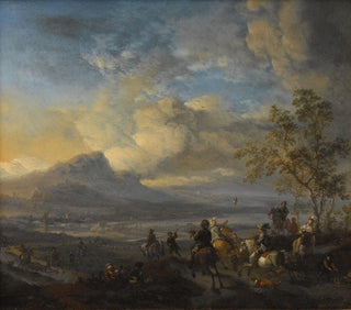 La chasse au faucon - Philips Wouwerman — artwork view