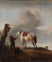 The Gray Horse - Philips Wouwerman — artwork view