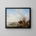 La Charrette de foin - Philips Wouwerman — framed artwork on a wall