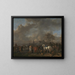 La Victoire des Paysans - Philips Wouwerman — framed artwork on a wall