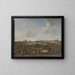 View of Paris from Place Dauphine - Philips Wouwerman — framed artwork on a wall