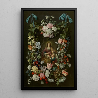 Philips de Marlier - Saint Dorothea Surrounded by a Garland of Flowers.webp