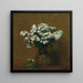 White Phlox painting in a vase - Henri Fantin-Latour — framed artwork on a wall