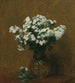 White Phlox painting in a vase - Henri Fantin-Latour — artwork view