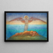 L'amour, le consolateur de la nuit - Phoebe Anna Traquair — framed artwork on a wall