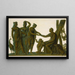 The Judgment of Paris in the Antique Style - Piat Joseph Sauvage — framed artwork on a wall