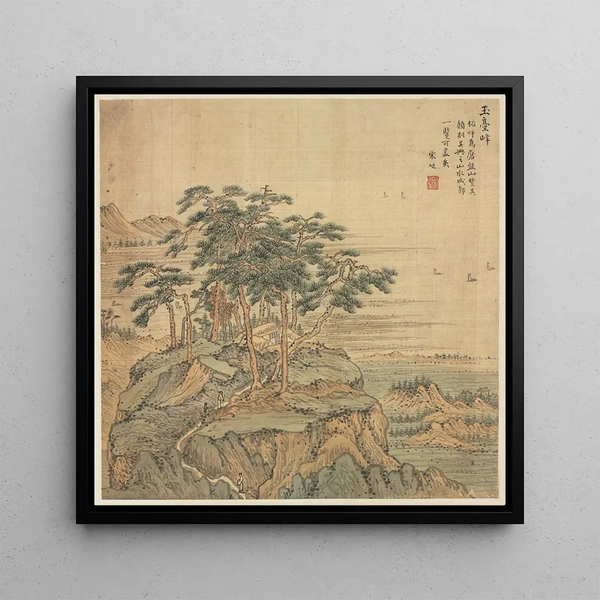 Pic Yutai, jade terrace - Song Xu — framed artwork on a wall