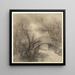 Gray Pie Lanius excubitor Swijmelaere - Anselmus Botius de Boodt — framed artwork on a wall
