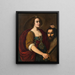 Judith with the head of Holofernes - Piedmontese School — framed artwork on a wall