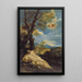 La Vision de Saint Bruno - Pier Francesco Mola — framed artwork on a wall