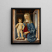 Virgin and Child - Piermatteo d'Amelia — framed artwork on a wall