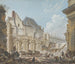Demolition of the old vestibule of the Palais-Royal in Paris - Pierre-Antoine Demachy — artwork view
