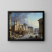 Demolition of the Saint-Barthélemy Church - Pierre-Antoine Demachy — framed artwork on a wall