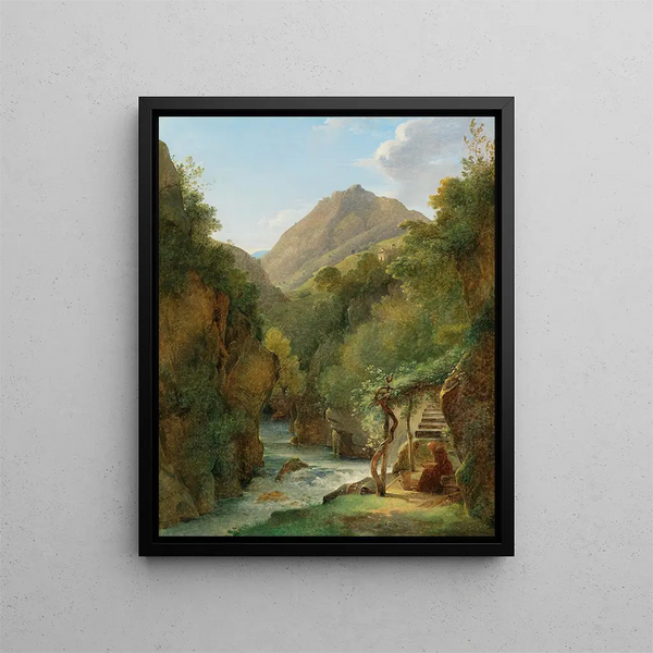 L'ermite - Pierre-Athanase Chauvin — framed artwork on a wall