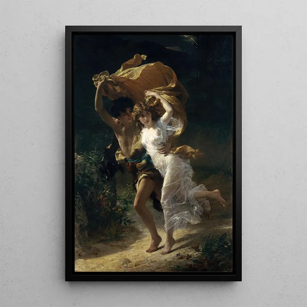 L'Orage - Pierre-Auguste Cot — framed artwork on a wall