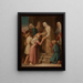 Sainte Geneviève distributing bread to the poor - Pierre-Auguste Pichon — framed artwork on a wall