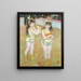 Acrobats at the Fernando Circus by Francisca and Angelina Wartenberg - Pierre-Auguste Renoir — framed artwork on a wall