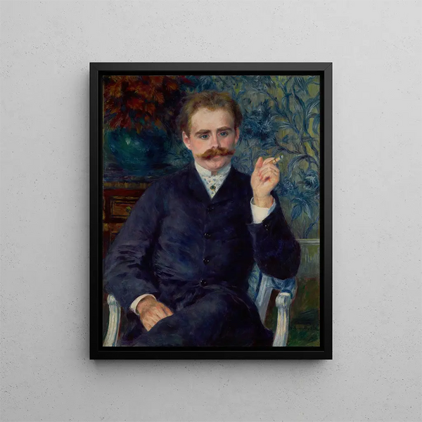 Albert Cahen d'Anvers - Pierre-Auguste Renoir — framed artwork on a wall
