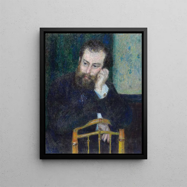 Alfred Sisley - Pierre-Auguste Renoir — framed artwork on a wall