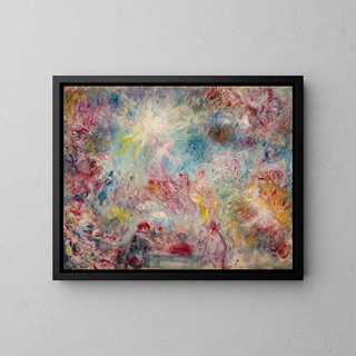 Allégorie rose - Pierre-Auguste Renoir — framed artwork on a wall