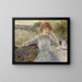 Alphonsine Fournaise - Pierre-Auguste Renoir — framed artwork on a wall