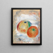 Apples Pommes - Pierre-Auguste Renoir — framed artwork on a wall