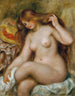 Bather with Blonde Hair Loose - Pierre-Auguste Renoir — artwork view