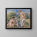 Women in Bath - Pierre-Auguste Renoir — framed artwork on a wall