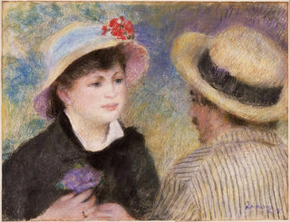 Couple in a Boat - Pierre-Auguste Renoir — artwork view