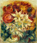 Bouquet de narcisses et de roses - Pierre-Auguste Renoir — artwork view