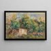 Cabanon near the Collettes - Pierre-Auguste Renoir — framed artwork on a wall