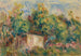 Cabanon near the Collettes - Pierre-Auguste Renoir — artwork view