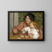 Child with toys, Gabrielle and the artist's son Jean - Pierre-Auguste Renoir — framed artwork on a wall