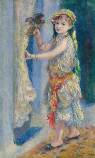 PierreAuguste Renoir - Child with a bird Mademoiselle Fleury in Algerian costume.webp