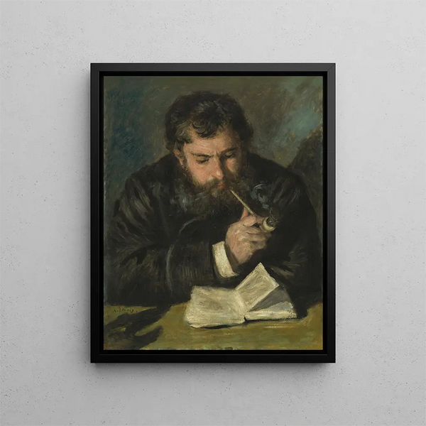 Claude Monet - Pierre-Auguste Renoir — framed artwork on a wall
