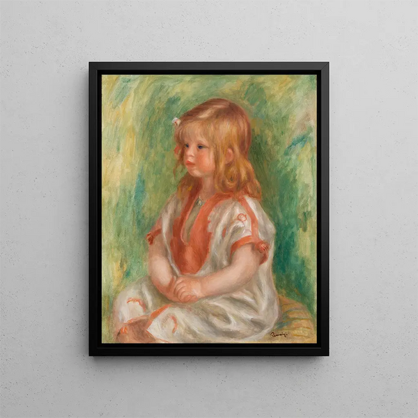 Claude Renoir - Pierre-Auguste Renoir — framed artwork on a wall