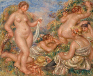 Composition five bathers - Pierre-Auguste Renoir — artwork view