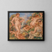 Composition five bathers - Pierre-Auguste Renoir — framed artwork on a wall