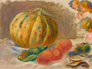 Composition with Melons and Tomatoes - Pierre-Auguste Renoir — artwork view