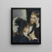 Conversation - Pierre-Auguste Renoir — framed artwork on a wall