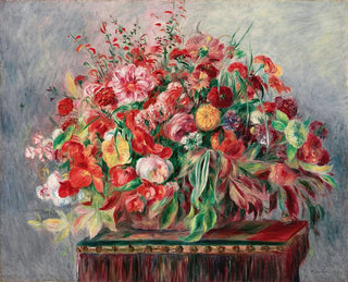 Basket of Flowers - Pierre-Auguste Renoir — artwork view