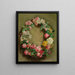 Crown of Roses - Pierre-Auguste Renoir — framed artwork on a wall
