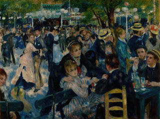 Dance at the Moulin de la Galette - Pierre-Auguste Renoir — artwork view