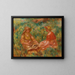 Deux femmes dans l'herbe - Pierre-Auguste Renoir — framed artwork on a wall